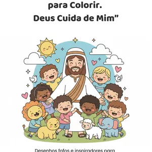 Imagem de capa para o Ebook Livro Bíblico de Colorir para Imprimir (PDF) - Voz da Fé 