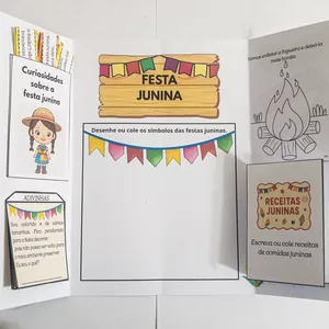 Imagem de capa para o Ebook 🎉 Lapbook de Festa Junina 🎶