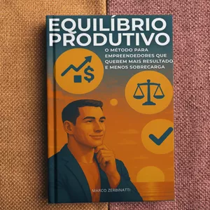 Imagem de capa para o Ebook EQUILÍBRIO PRODUTIVO - O Método para Empreendedores que Querem Mais Resultados e Menos Sobrecarga