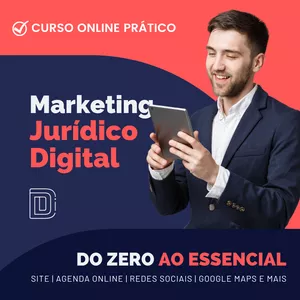 Imagem de capa para o Curso online Marketing Jurídico Digital na Prática - Do Zero ao Essencial