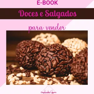 Imagem de capa para o Ebook Doces e Salgados para vender 