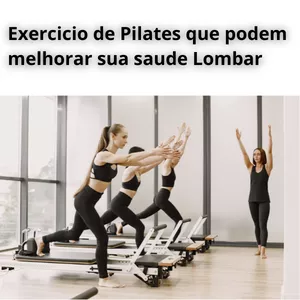 Imagem de capa para o Ebook Ebook Segredos de como acabar com a dor lombar e coluna com o Pilates
