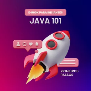 Imagem de capa para o Ebook Java 101 - Primeiros Passos