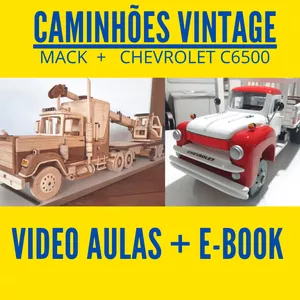 Imagem de capa para o Curso online Caminhões Vintage de Madeira