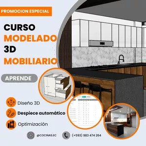 Imagen de portada para Curso online APRENDE A DISEÑAR Y CONSTRUIR MUEBLES DE LUJO CON HERRAMIENTAS DE DISEÑO 3D Y DESPIECE AUTOMÀTICO 