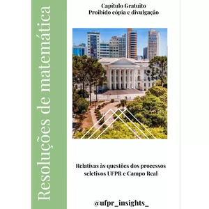 Imagem de capa para o Ebook Material de resoluções de Matemática UFPR e Campo Real