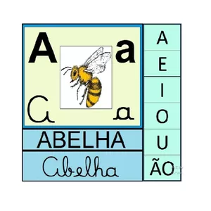 Imagem de capa para o Ebook ALFABETO COMPLETO E COM PALAVRAS