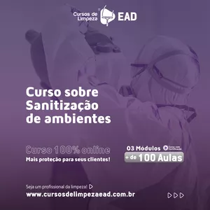 Imagem do curso Curso de sanitização de ambientes