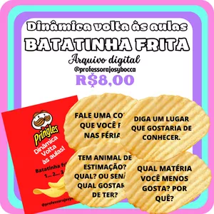 Imagem de capa para o Curso online Dinâmica de volta às aulas - Batatinha frita 1,2,3...