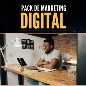 Imagem de capa para o Ebook PACOTE DE MARKETING DIGITAL