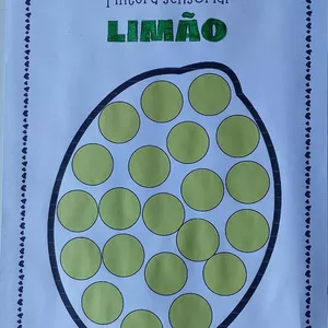 Imagem de capa para o Ebook Pintura Sensorial tema Frutas