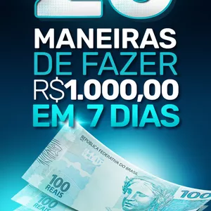 Imagem de capa para o Ebook 20 formas para fazer R$ 1000,00 reais 