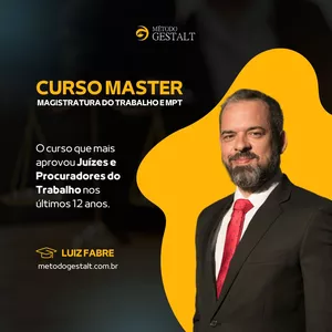 Imagem de capa para o Curso online Master - Magistratura do Trabalho e MPT