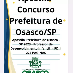 Imagem do curso Apostila prefeitura de Osasco