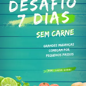 Imagem de capa para o Ebook Desafio 7 Dias Sem Carne 