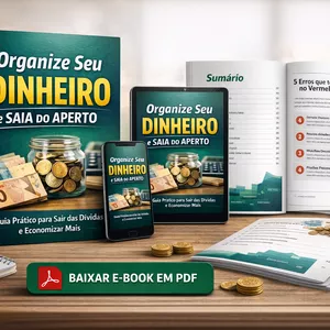 Imagem de capa para o Ebook Controle Financeiro Inteligente. Como organizar seu dinheiro, sair das dívidas e começar a investir com segurança