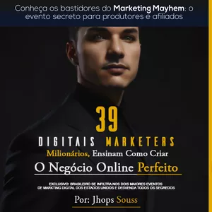 Imagem de capa para o Ebook SEGREDOS DO MARKETING DIGITAL AMERICANO