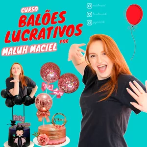 Imagem do curso Balões Lucrativos - Maluh Maciel