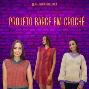 Imagem de capa para o Curso online PROJETO BARCE EM CROCHÊ