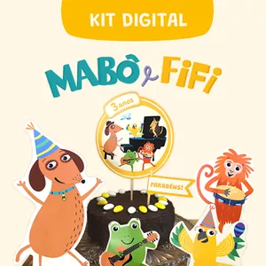 Imagem de capa para o Curso online Kit digital para festa infantil Mabô e Fifi – festa musical