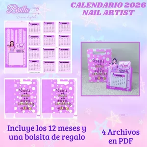 Imagen de portada para Ebook CALENDARIO 2026 - NAIL ARTIST