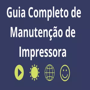 Imagem de capa para o Ebook Guia Completo de Manutenção de Impressora