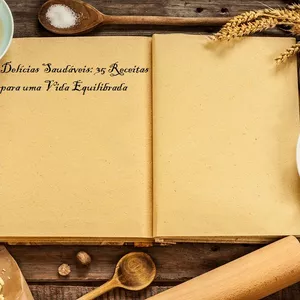 Imagem de capa para o Ebook Delícias Saudáveis: 35 Receitas para uma Vida Equilibrada