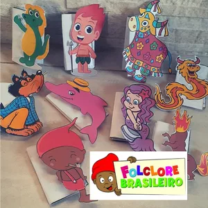 Imagem de capa para o Ebook LIVRINHOS PERSONAGENS FOLCLORE