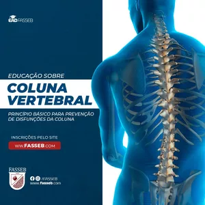 Imagem de capa para o Curso online Educação sobre Coluna Vertebral – princípio básico para prevenção de disfunções da coluna.