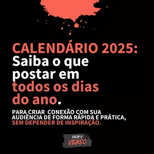 Imagem de capa para o Curso online Calendário de Postagem para 2025