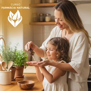 Imagem do curso Curso Farmácia Natural: Herbalismo e Óleos Essenciais na Prática para Cuidar de Si, da Família e dos Pets.