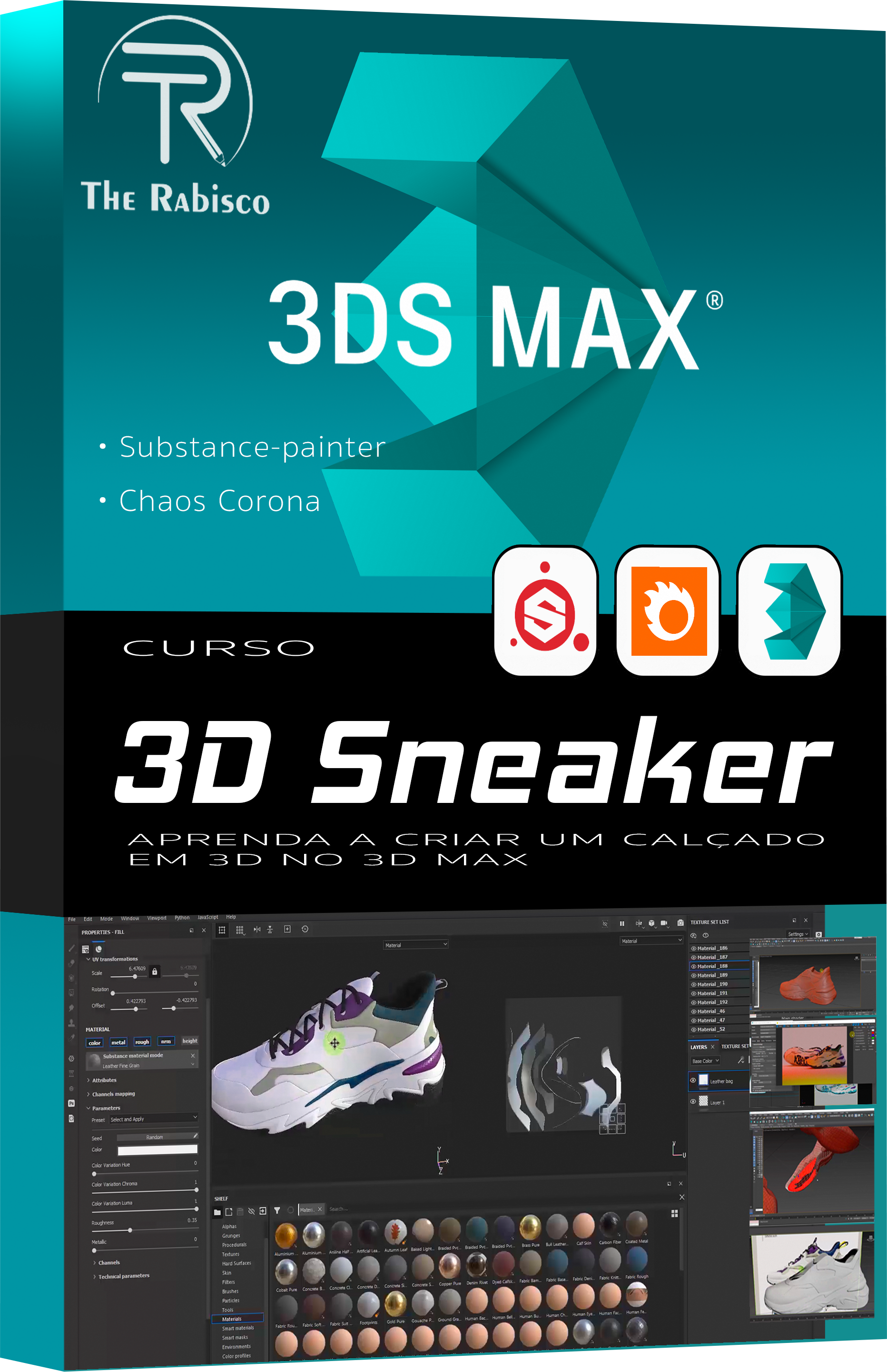 Imagem de 3D Sneaker criado por The Rabisco na hotmart