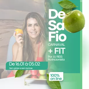 Imagem de capa para o Curso online DESAFIOcarnaval+FIT por Ju reis