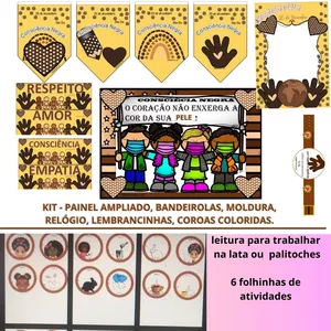 Imagem de capa para o Ebook KIT  CONSCIÊNCIA NEGRA - 1º ANO