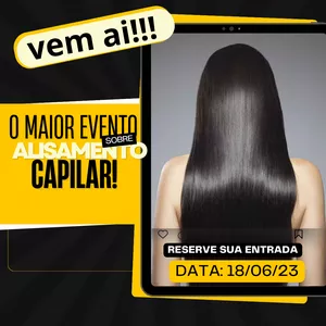 Imagem de capa para o Evento presencial Curso presencial de ALISAMENTO CAPILAR / LUCRATIVO