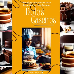 Imagem de capa para o Ebook Bolos Caseiros 