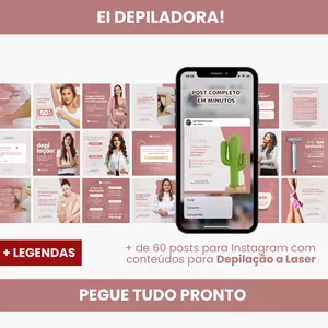 Imagem de PACK PARA DEPILAÇÃO A LASER criado por Creative Packs Arts na hotmart