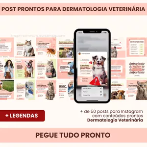 Imagem do curso PACK PARA DERMATOLOGIA VETERINÁRIA
