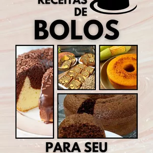 Imagem de capa para o Ebook Receitas de Bolos para Seu Dia a Dia