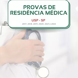 Imagem de capa para o Ebook Provas de Residência Médica - USP SP - 2017 a 2022