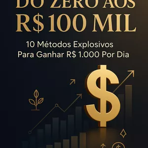 Imagem de capa para o Ebook 10 MÉTODOS EXPLOSIVOS PARA GANHAR R$ 1.000 POR DIA