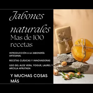 Imagen de portada para Ebook Jabones naturales mas de 100 recetas