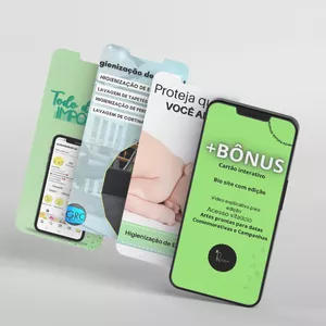 Imagem de capa para o Curso online Pack Canva para Higienização de Estofados