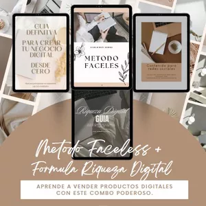 Imagen de portada para Ebook Método Faceless + Formula Riqueza Digital