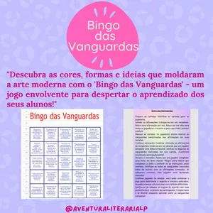 Imagem de capa para o Ebook Bingo das Vanguardas