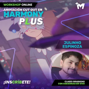 Imagen de portada para Curso online Animación Cut Out en Harmony