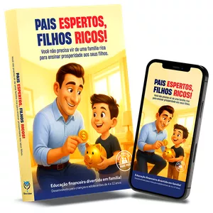 Imagem de capa para o Ebook Pais Espertos, Filhos Ricos! - Ensine seus filhos brincando