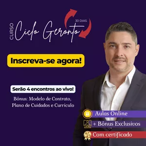 Curso CURSO CICLO GERONTO 30 DIAS