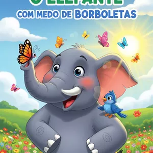Imagem de capa para o Ebook O Elefante Com Medo De Borboletas