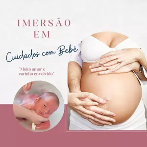 Imagem de capa para o Curso online Imersão Cuidados com Bebê